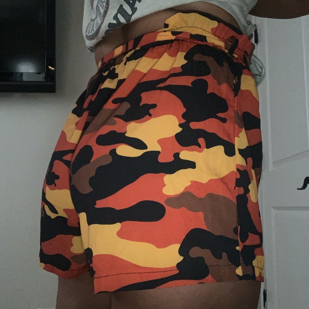 Shein camo shorts